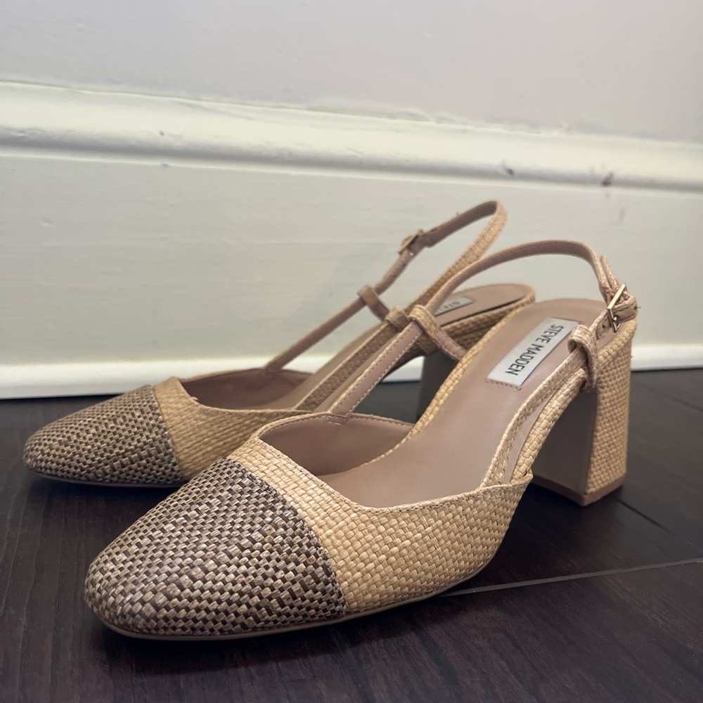 Steve Madden Becka Block Heel Slingback Pump